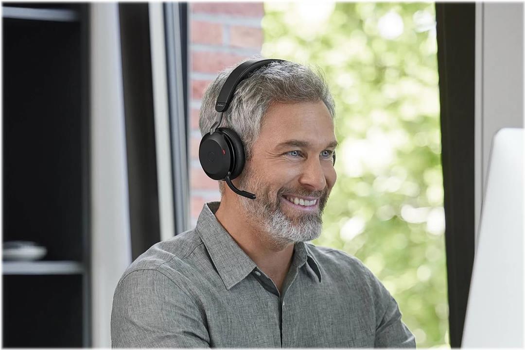 Jabra Evolve2 75 On-Ear Headset Bluetooth ANC USB-C Schwarz