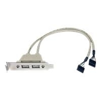StarTech.com 2 Port USB2.0 Low Profile Slotblech (USBPLATELP)