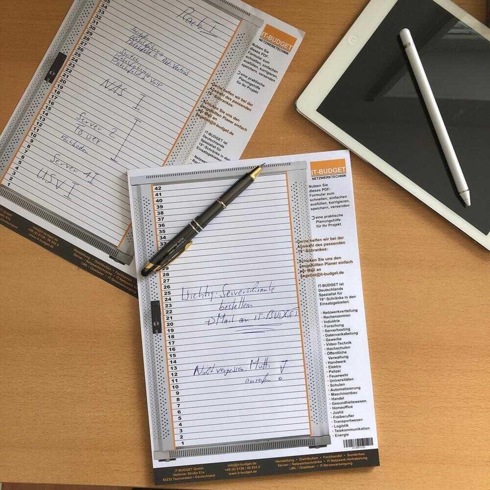 IT-BUDGET HE-Planer- und Notiz Block (V1-HEP-0123)