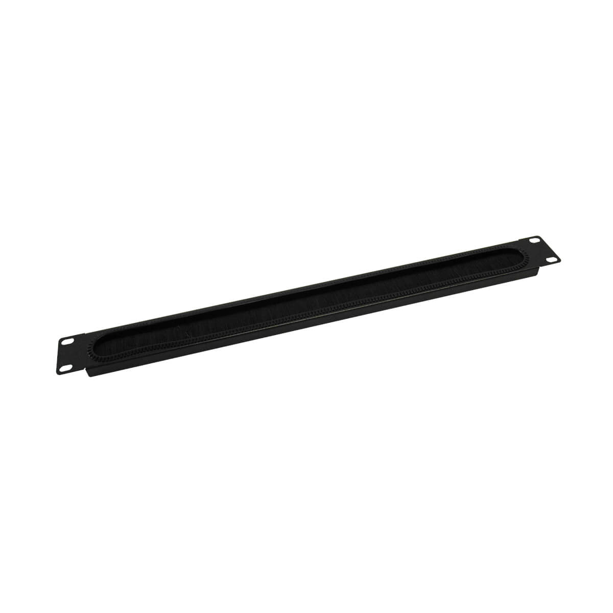 Tripp Lite SR1UBRUSH SmartRack 1 HE Kabeldurchführungsplatte mit Bürstenleiste, Schwarz