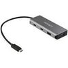 StarTech.com 4-Port USB-C Hub (10Gbps) with 2x USB-A & 2x USB-C - 9.8" Extended Attached Host Cable (HB31C2A2CB) - Hub - 2 x USB-C + 2 x USB 3.1 Gen 2 - Desktop