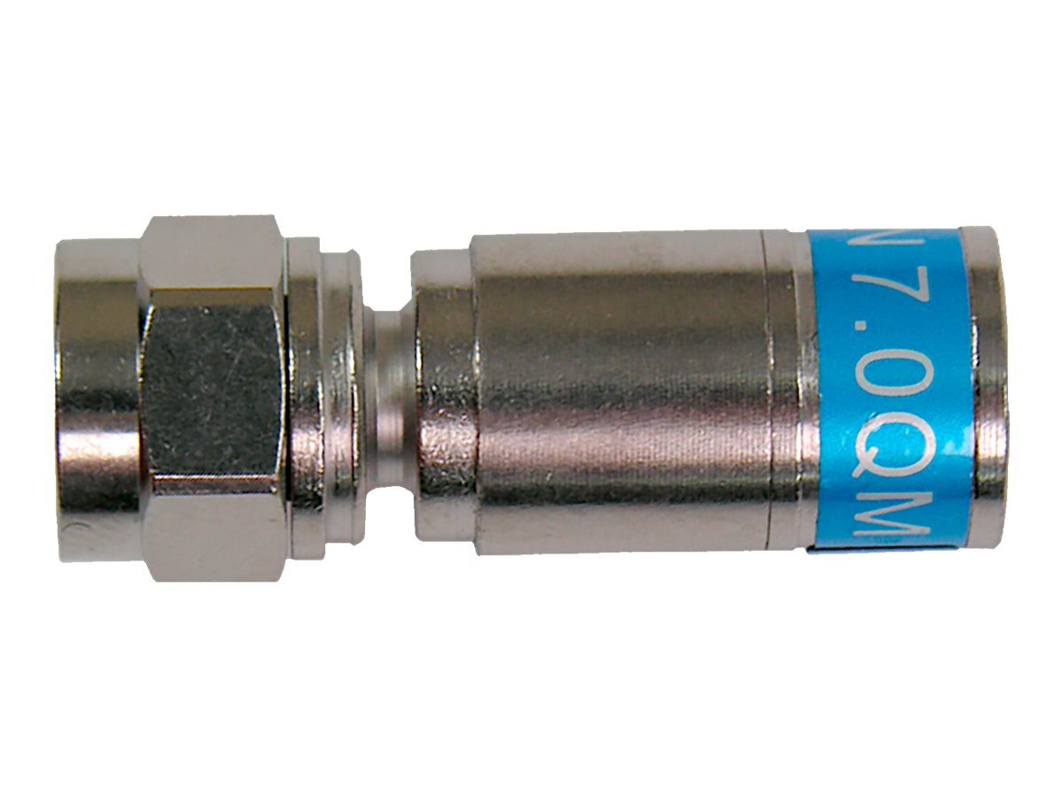 Televes FUP2000 7.0 Kompressionsstecker F-Stecker Abgeschirmt für SK2000/110/100/6 Schwarz