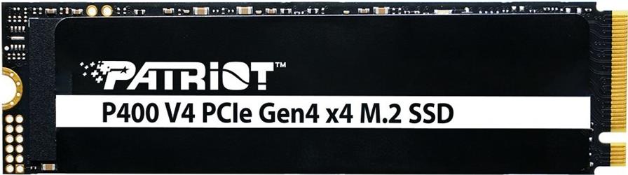 PATRIOT P400VP1TBM28H P400 V4 SSD, 1TB M.2 2280 PCIe Gen 4x4, 6200/5200 MB/s, Black, Heatsink (P400VP1TBM28H)