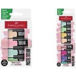 FABER-CASTELL Textmarker TXTLNR Pastell 4er Kartonetui (154214)