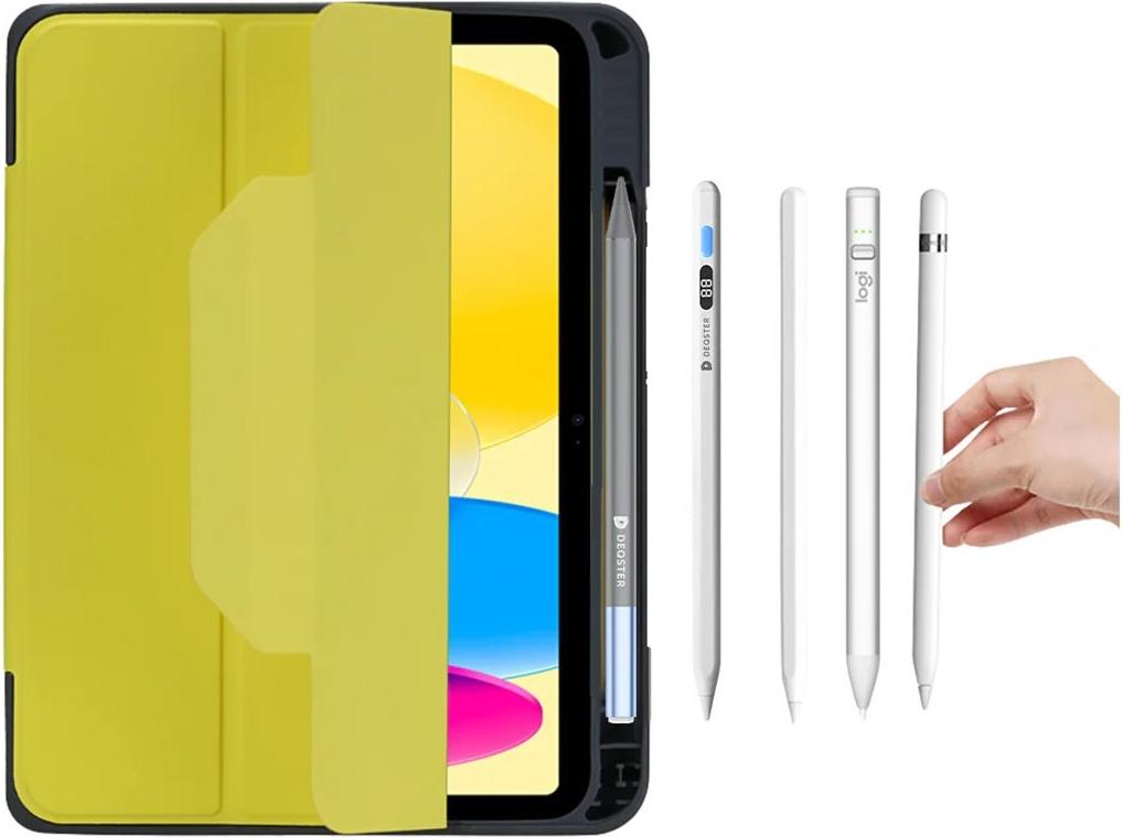 DEQSTER Rugged MAX Flip-Hülle für iPad 10,9" (10. Gen) Gelb