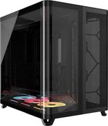 Corsair AIR 5400 LX-R LINK Tempered Glass Mid-Tower Black (CC-9011320-WW)
