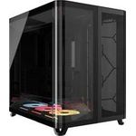 Corsair AIR 5400 LX-R LINK Tempered Glass Mid-Tower Black (CC-9011320-WW)