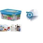 emsa Frischhaltedose CLIP & CLOSE, 3,70 Liter, transparent transportsicherer Clipverschluss, einzigartige Dichtung, - 1 Stück (508546)