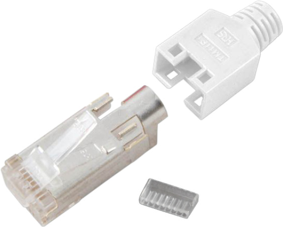 RJ45-Hirose Stecker STP, TM11 beige, 50 Stück, 3 Elemente, Cat.5e Hersteller: HIROSE (H7540.1-50)