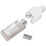 RJ45-Hirose Stecker STP, TM11 beige, 50 Stück, 3 Elemente, Cat.5e Hersteller: HIROSE (H7540.1-50)