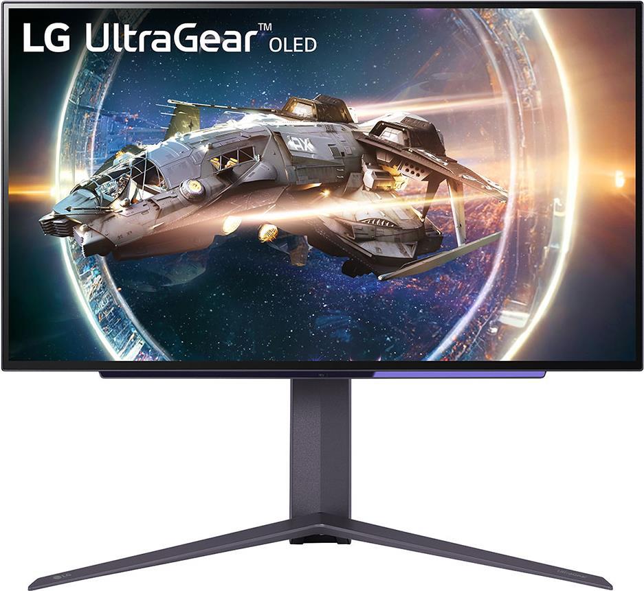 LG 27GR95QE-B Computerbildschirm 67,3 cm (26.5" ) 2560 x 1440 Pixel Quad HD OLED Schwarz (27GR95QE-B.AEU)