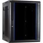 DSIT 15 HE Serverschrank, wendbares Wandgehäuse mit Glastür und perforierten Seitenwänden (BxTxH) 600 x 600 x 770mm (DS6615ZP-DOUBLE)