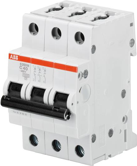 ABB STOTZ-KONTAKT Sicherungsautomat 10kA 20A B 3p S203M-B20 (2CDS273001R0205)