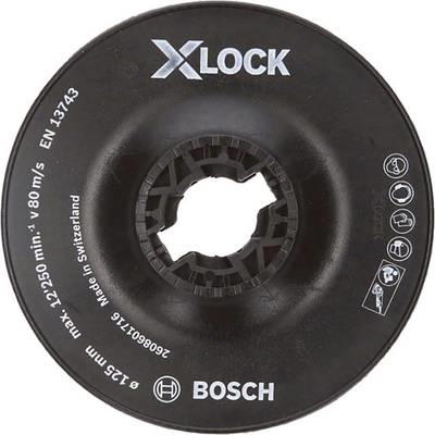 Bosch Accessories X-LOCK Stützteller, hart, 125 mm 2608601716