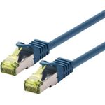 LOGON SSTP Cat6a Netzwerkkabel Blau 0,5 m (TCR6ASS005B)