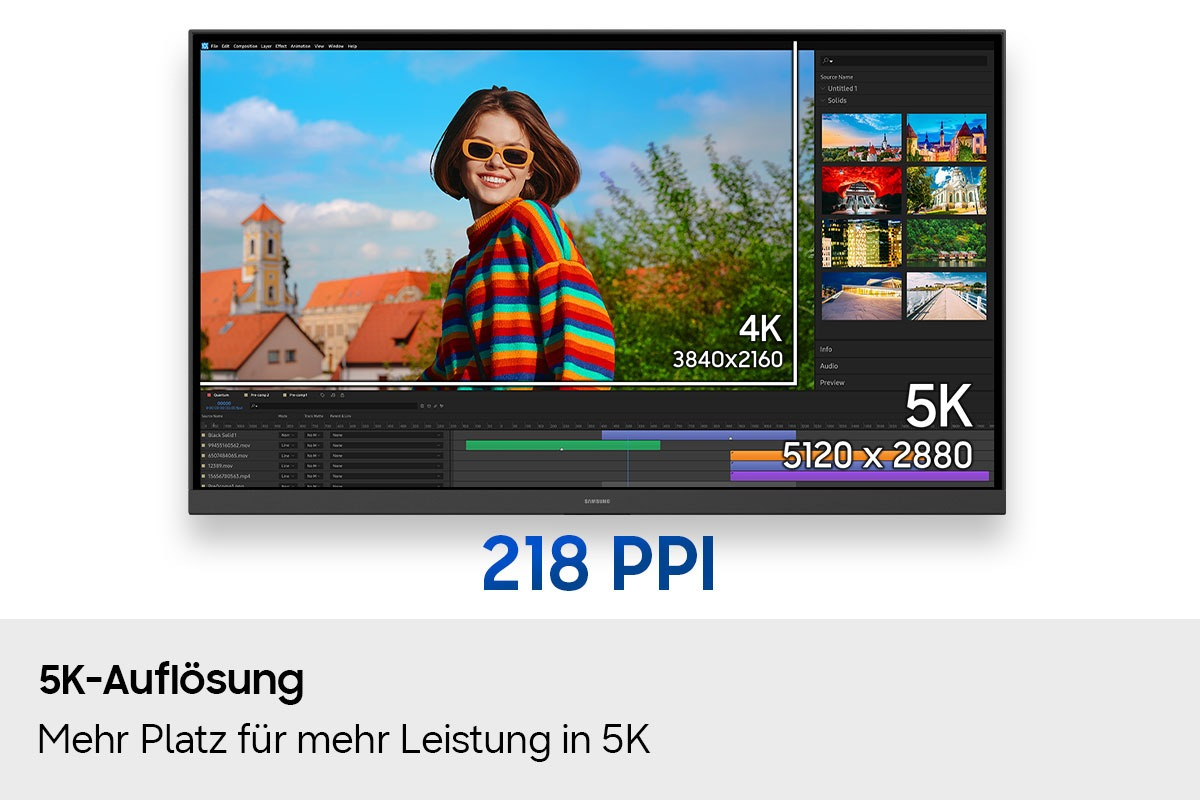 Samsung ViewFinity S8 S80HF 27" 5120 x 2880 Schwarz