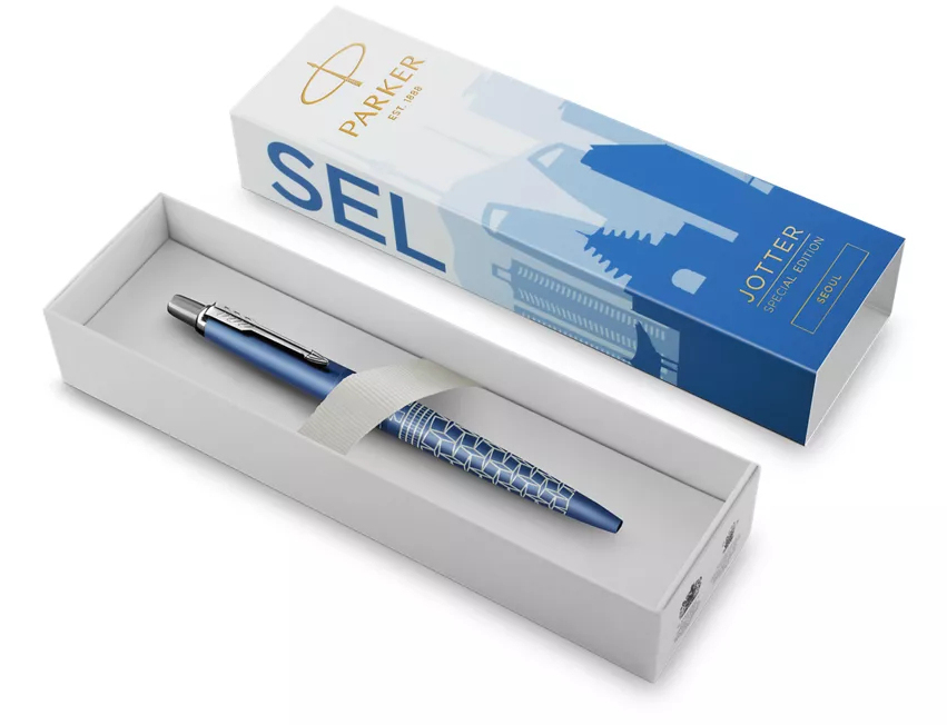 PARKER Jotter Special Edition Seoul Druckkugelschreiber M Blau