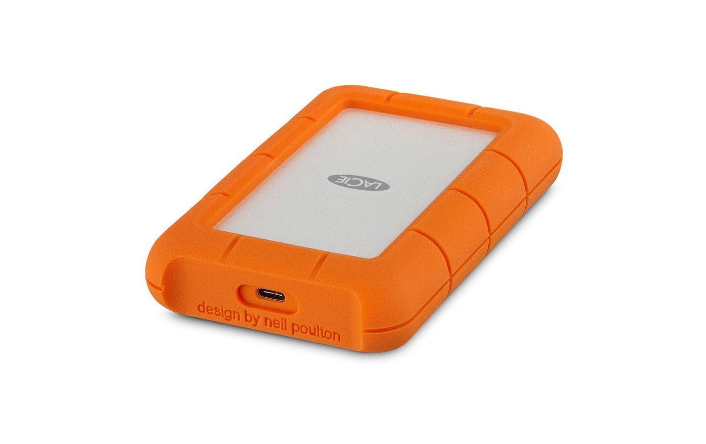 LaCie Rugged USB-C 2 TB Tragbare Externe Festplatte Orange
