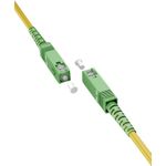 Goobay 59640 Glasfaserkabel 3 m SC/APC FTTH OS2 Gelb (59640)