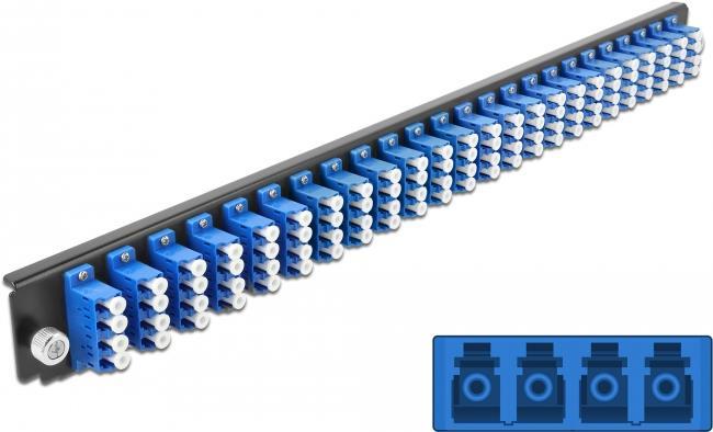 Delock Rack-Montageblech für Glasfaser-Spleißbox (43369)