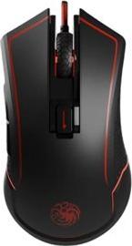 Lexip Game of Thrones Targaryen Gaming-Maus Wireless Optisch 4800 DPI Beidhändig Schwarz/Rot (TSXLXMS0005)