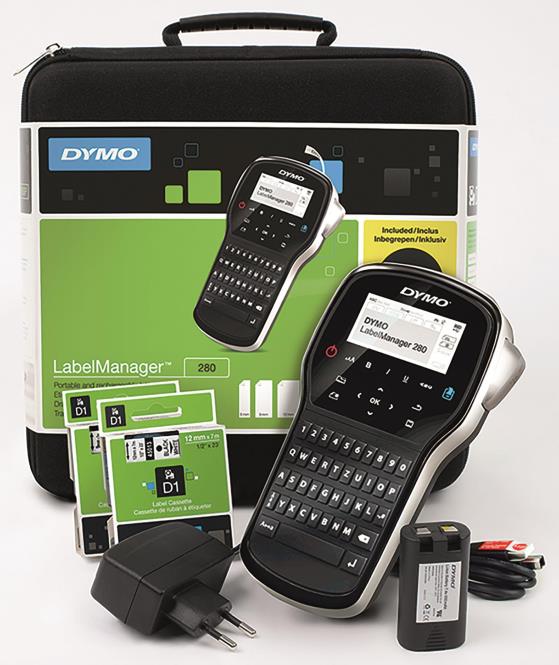 DYMO LabelManager 280 Beschriftungsgerät Schwarz, Silber