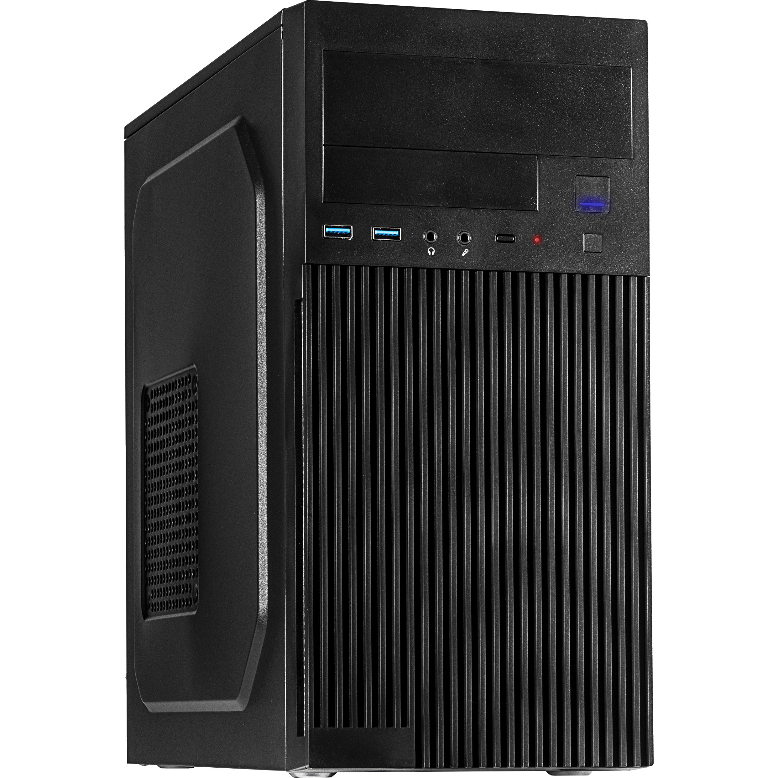 Inter-Tech IT-6521 Straight Micro Tower Schwarz