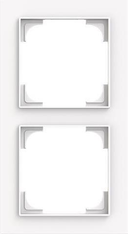 BUSCH-JAEGER 1722-44G Rahmen 2-fach studioweiß (2CKA001754A4845)