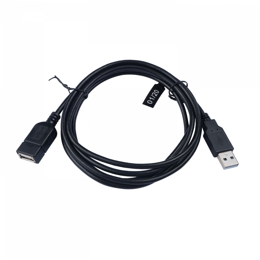 V7 USB 2.0 Verlängerungskabel USB A auf USB A 1.8 m Schwarz