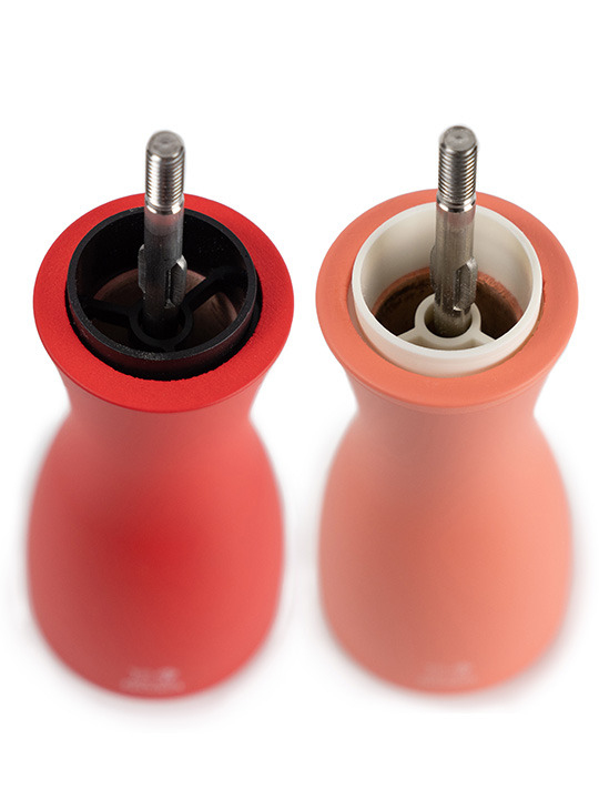 Peugeot Saveurs Tahiti Salz- und Pfeffermühlen-Set 15 cm Koralle, Rot