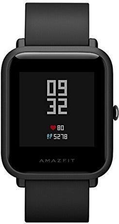 Xiaomi Huami AMAZFIT Bip Smart Watch, Schwarz (3,25cm (1,28") Touchscreen, Bluetooth, GPS, IP68) (AMAZFIT-BIP-BLACK)
