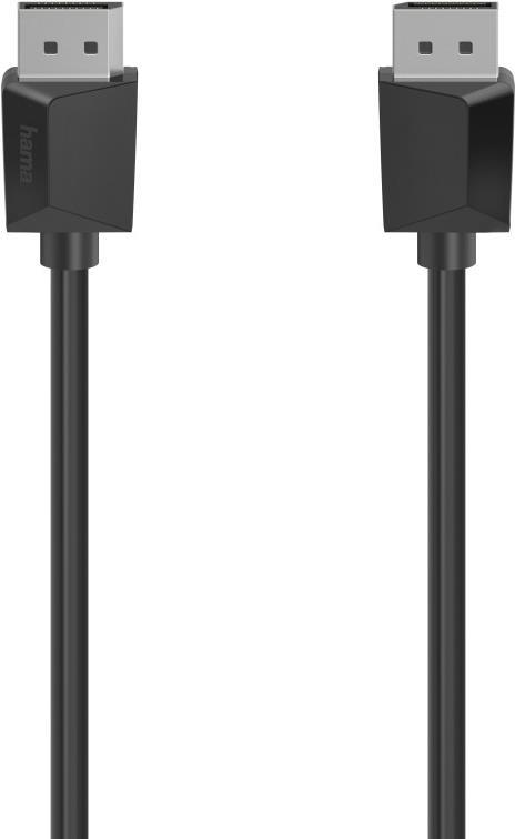 HAMA DisplayPort Anschlusskabel 1.50 m 00200696 Schwarz [1x DisplayPort Stecker - 1x DisplayPor