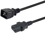 Equip Netzkabel Anschl. C20 -> C13 schwarz (112140)