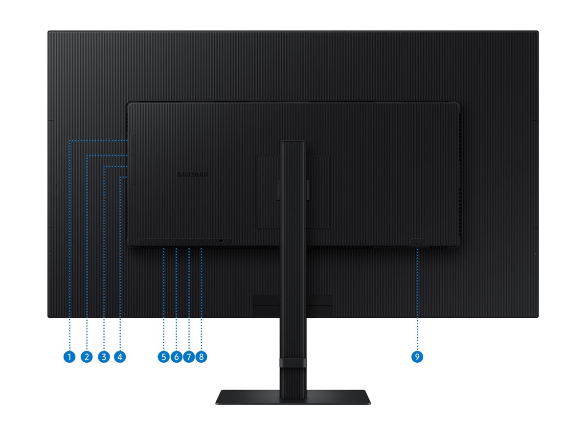 Samsung ViewFinity S6 S61F, 26.9" (68.3cm), Klasse: 26"-27", 2560x1440 (WQHD), 16:9, HDMI, Audio, schwarz (LS27F610EAUXEN)