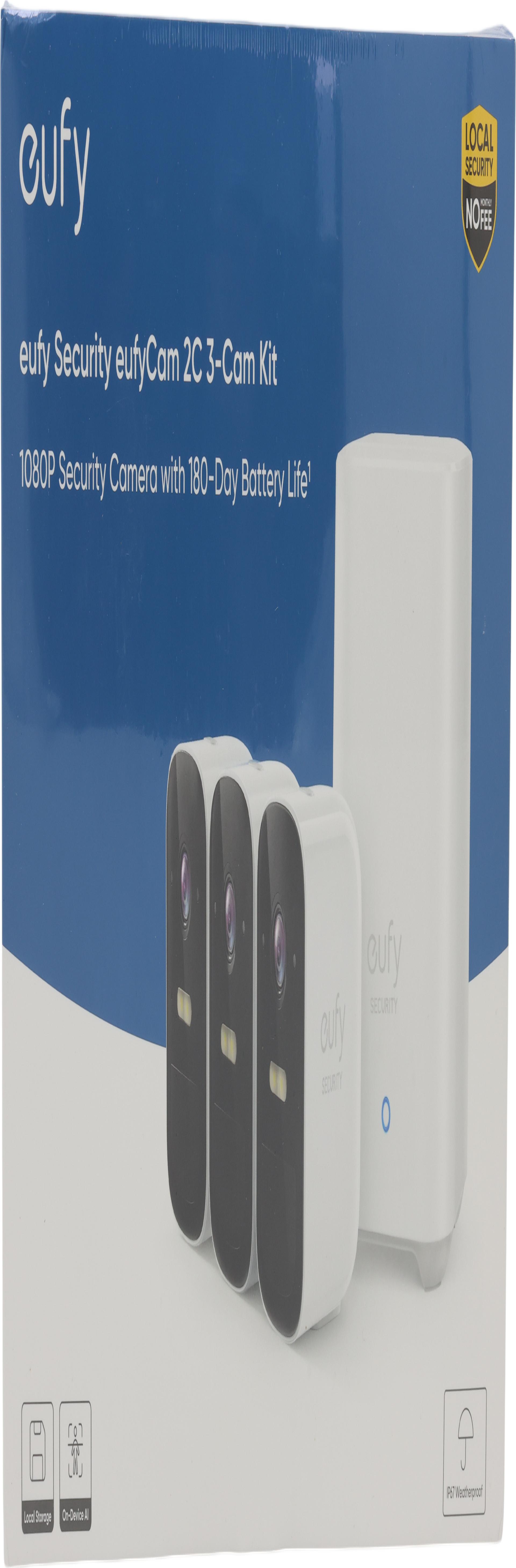 eufy Security eufyCam 2C 3-Cam Kit T88323D2 (0194644168995)