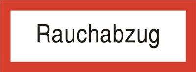 Abtec GmbH Brandschutzschild 297x105mm Rauchabzug Kunstst. (5831002)