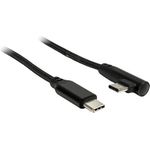 Inter-Tech 88885581 USB Kabel 1 m USB C Schwarz (88885581)