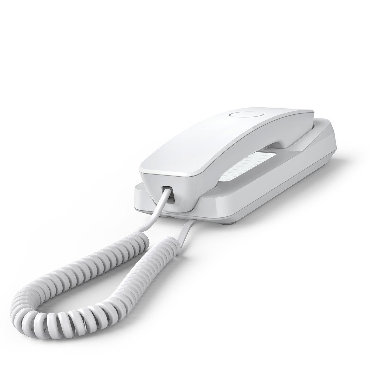 Gigaset Desk 200 Analoges Telefon mit Schnur 10 Eintragungen Weiß