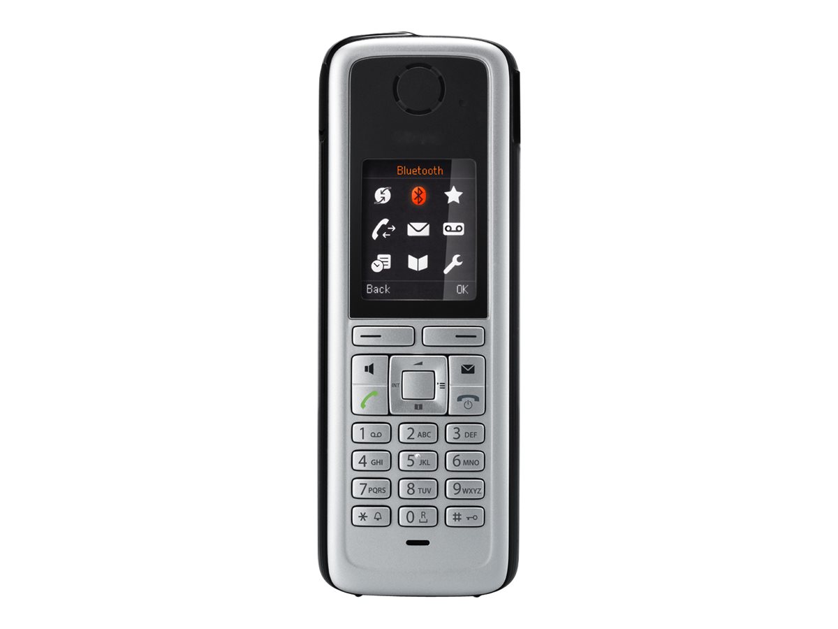 Unify OpenStage M3 Schnurloses Erweiterungshandgerät DECT Bluetooth 5.6 cm Schwarz, Silber