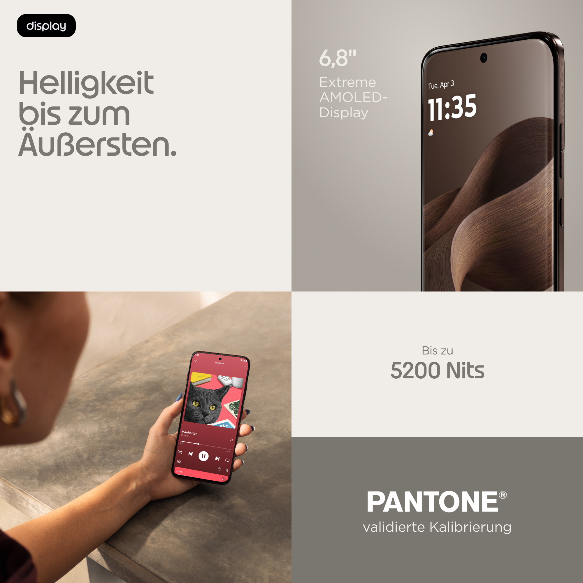 Motorola Edge 70 Pro Smartphone 6,78" AMOLED 144 Hz Android 16.0 8 GB RAM 256 GB 6500 mAh Chicory Coffee