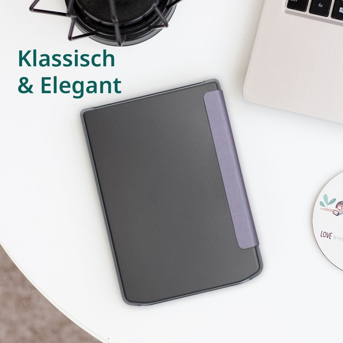 PocketBook Shell Cover Transparent Schutzhülle für 6" e-Reader Light Purple