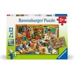 Ravensburger Kinderpuzzle 2x12 Teile - Weihnachtswerk 12004047 1 St. (12004047)