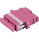 S/CONN maximum connectivity LWL-Verbinder, SC-SC, Duplex, violett (07-60063)