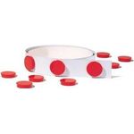 FRANKEN Magnetband (L)1.000 x (H)35 mm, weiß Stärke: 0,3 mm, beschriftbar, selbstklebend, kunststoff - 1 Stück (ST1301)