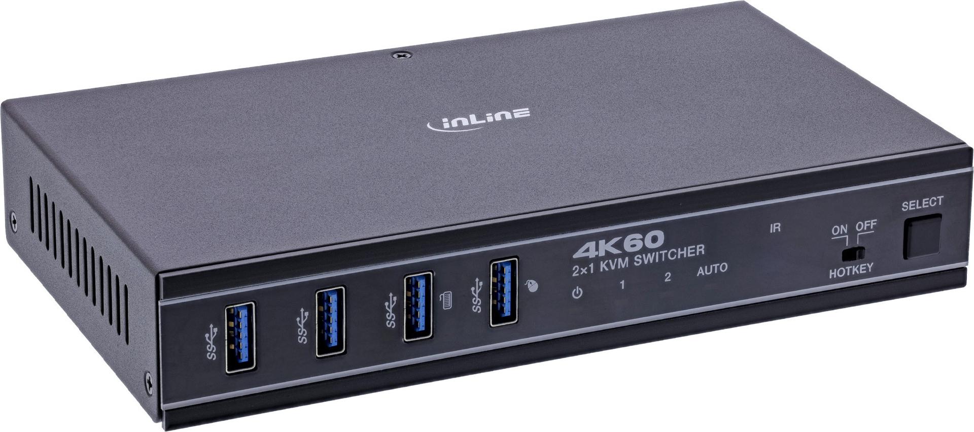 InLine KVM Switch 2-fach (57885E)