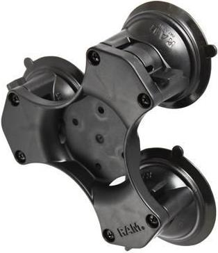 RAM Mounts RAM TRIPLE SUCTION CUP BASE (RAP-365-224-1BU)