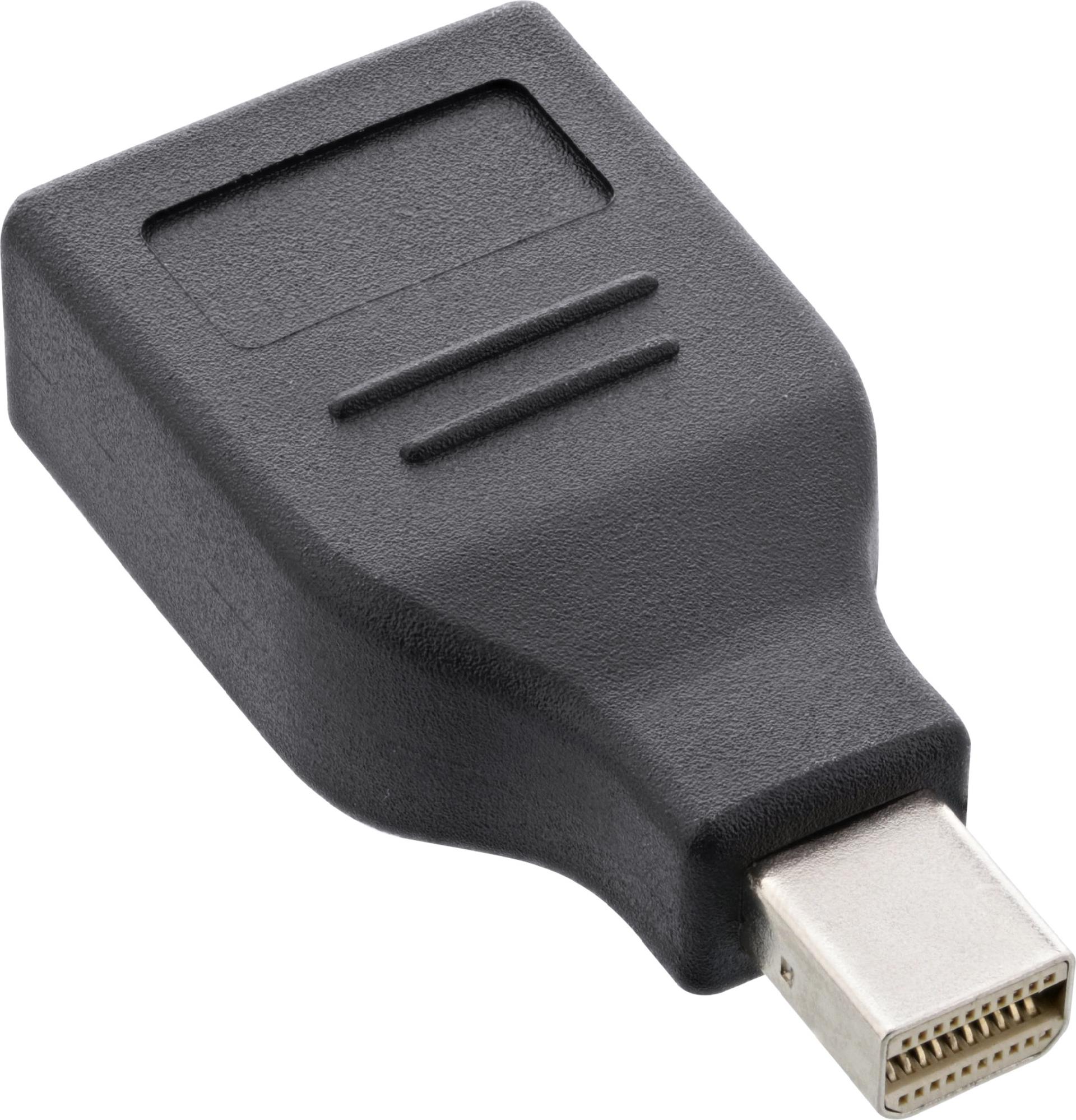 InLine DisplayPort Konverter mini DisplayPort auf HDMI FullHD 60 Hz Schwarz