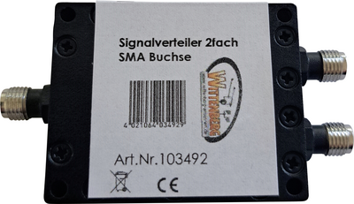 Wittenberg Antennen Signalverteiler 2-fach SMA-Buchse 800-2700 MHz 50 Ohm