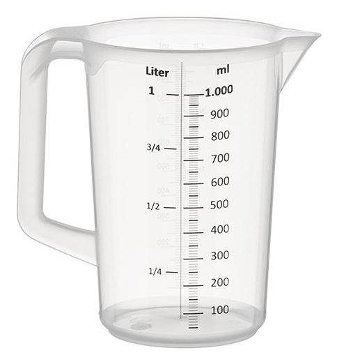 APS 30047 Messbecher 1 Liter Transparent