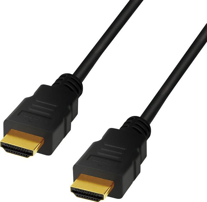 LogiLink CH0077 HDMI-Kabel 1 m HDMI Typ A (Standard) Schwarz (CH0077)